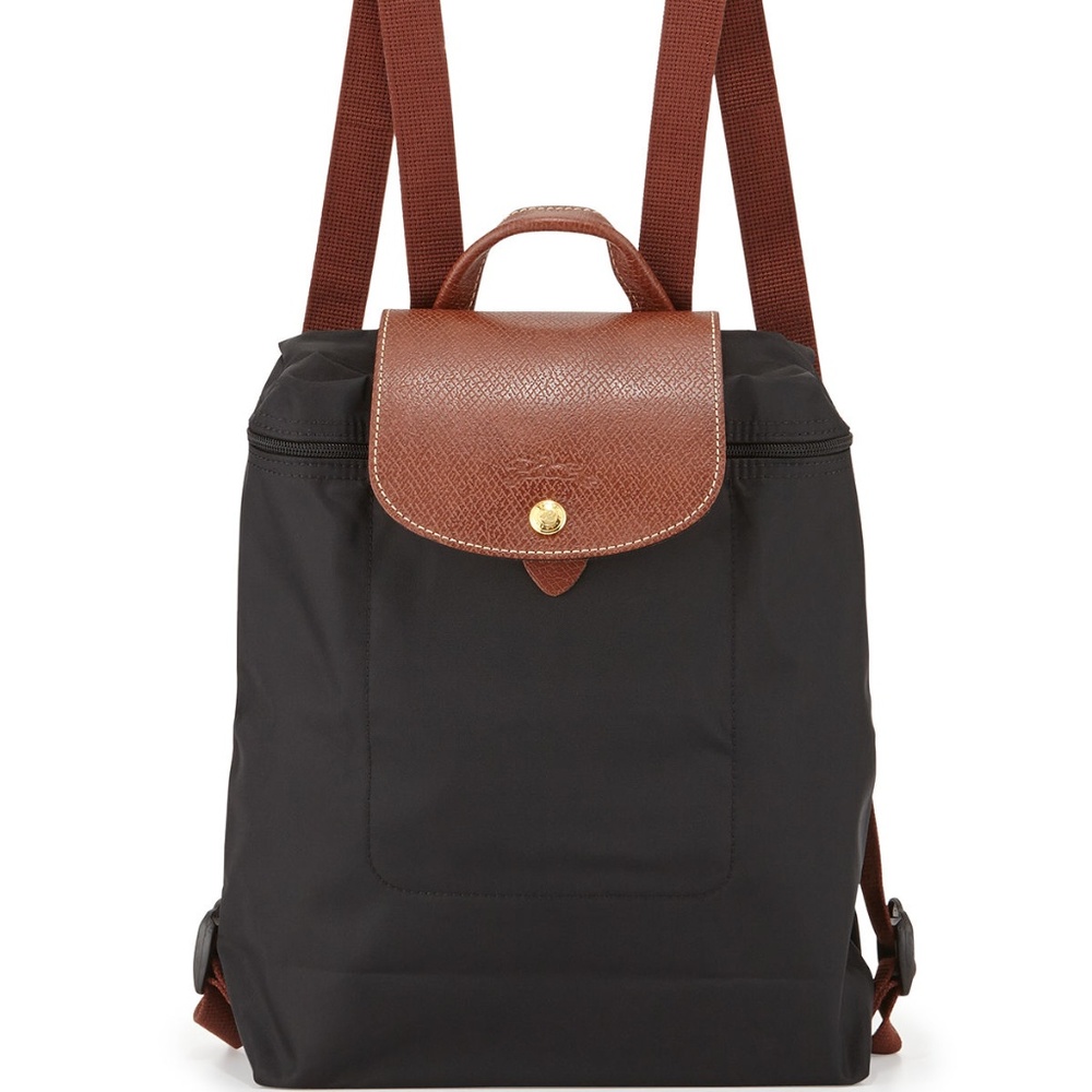 Longchamp Le Pliage Nylon Backpack in black